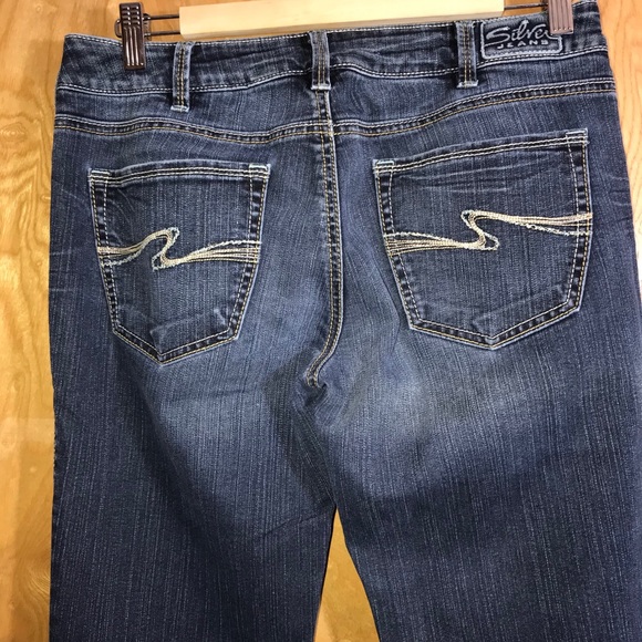 Silver AIKO Jeans - Picture 6 of 9